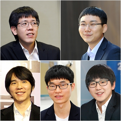 韩国队五位棋手